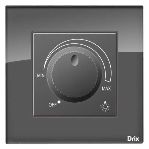 600W Glass Dimmer Light