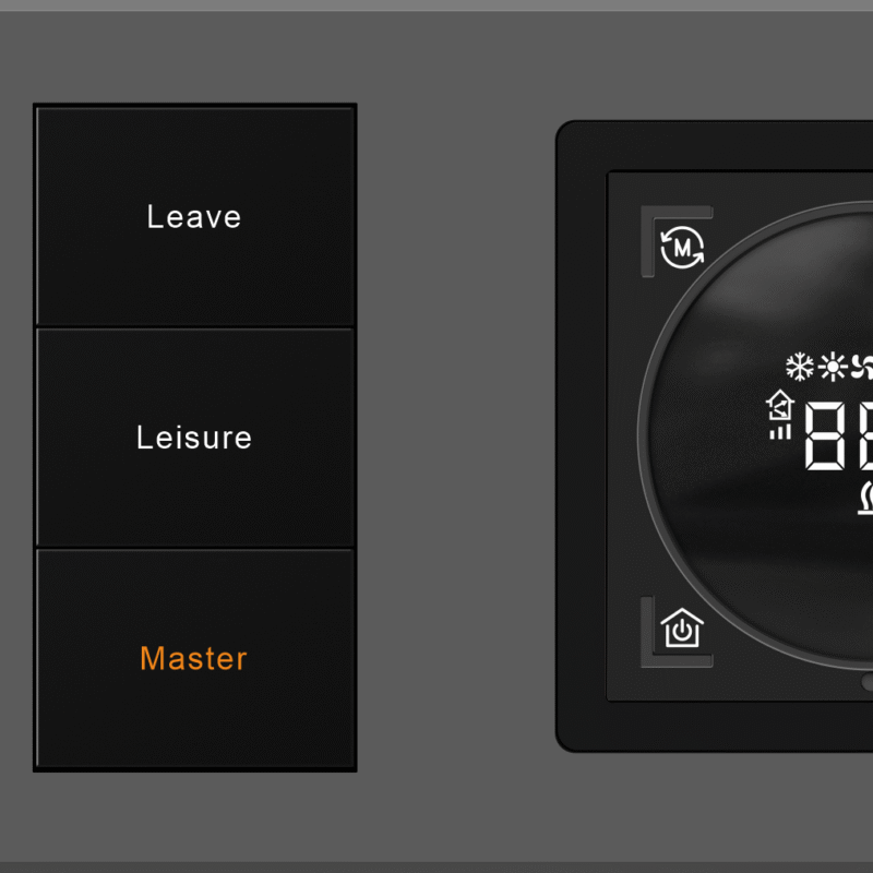 DK4 – 3 Gang 6 Switches / Thermostat