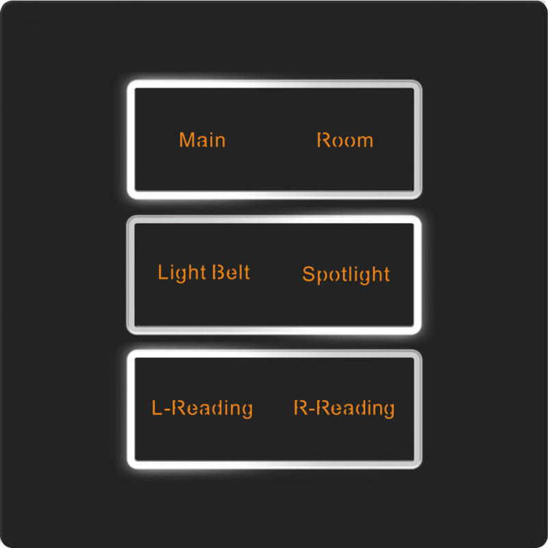 DK8 - 3 Gang 6 Switches