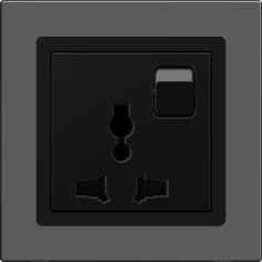 3 PIN Universal Socket with Switch
