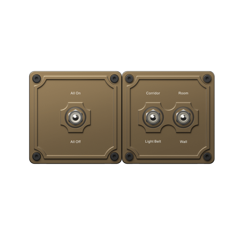 1 Gang 2 Key Switch + 2 Gang 4 Key Switch